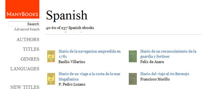 Libros en español de Manybooks